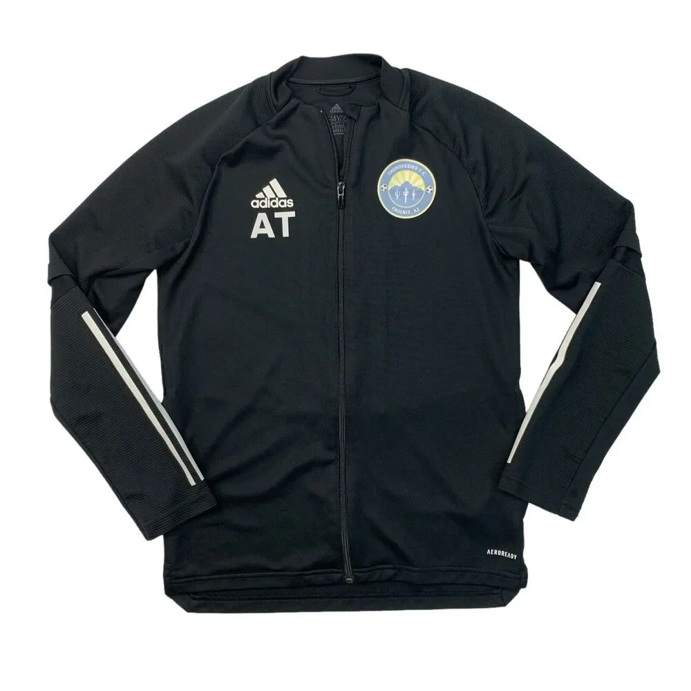 Adidas Jacket Boys L Large Aeroready Condivo 20 Phoenix Thunderbird FC Soccer
